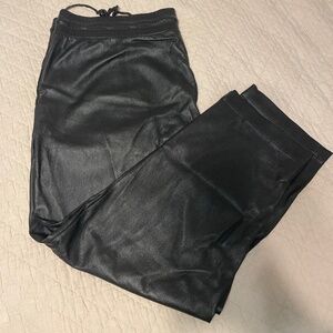 Loft Faux Leather Pants (Petite)
